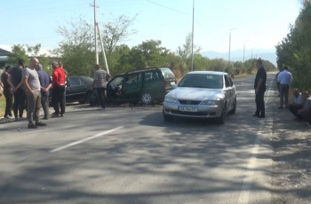ავარია ტყვიავთან - ერთმანეთს ოთხი მსუბუქი ავტომობილი შეეჯახა და ერთი ადამიანი დაშავდა 20.09.2022